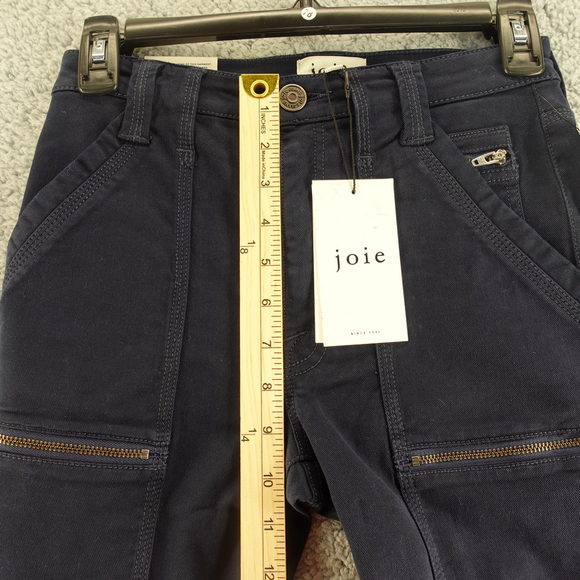 JOIE High Rise Park Skinny G Black Size 26 - Picture 9 of 13